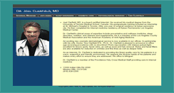 Desktop Screenshot of joelclarfieldmd.com